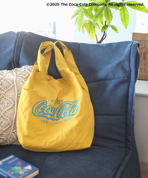 BAYFLOW 【Coca-Cola/BAYFLOW】トートバッグ キッチンFAB イエロー ベイフロー 327140 and ST アンドエスティ(旧ドットエスティ) BAYFLOW 【Coca-Cola/BAYFLOW】トートバッグ キッチンFAB イエロー ベイフロー 327140 and ST アンドエスティ(旧ドットエスティ)