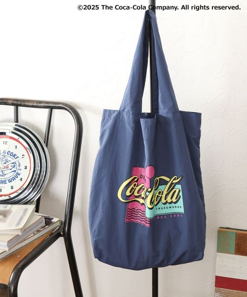 BAYFLOW 【Coca-Cola/BAYFLOW】トートバッグ キッチンFAB ネイビー ベイフロー 327140 and ST アンドエスティ(旧ドットエスティ) BAYFLOW 【Coca-Cola/BAYFLOW】トートバッグ キッチンFAB ネイビー ベイフロー 327140 and ST アンドエスティ(旧ドットエスティ)
