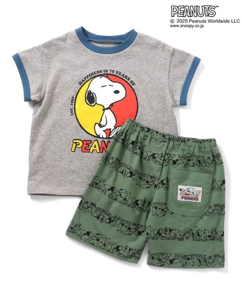 BAYFLOW ピーナッツコーデセット(KIDS) グレー キッズ ベイフロー 329258 and ST アンドエスティ(旧ドットエスティ) BAYFLOW ピーナッツコーデセット(KIDS) グレー キッズ ベイフロー 329258 and ST アンドエスティ(旧ドットエスティ)