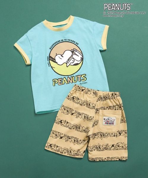 BAYFLOW ピーナッツコーデセット(KIDS) ブルー キッズ ベイフロー 329258 and ST アンドエスティ(旧ドットエスティ) BAYFLOW ピーナッツコーデセット(KIDS) ブルー キッズ ベイフロー 329258 and ST アンドエスティ(旧ドットエスティ)