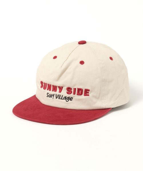 BAYFLOW 刺繍バイカラーCAP レッド FREE メンズグッズ ベイフロー 416597 and ST アンドエスティ(旧ドットエスティ) BAYFLOW 刺繍バイカラーCAP レッド FREE メンズグッズ ベイフロー 416597 and ST アンドエスティ(旧ドットエスティ)