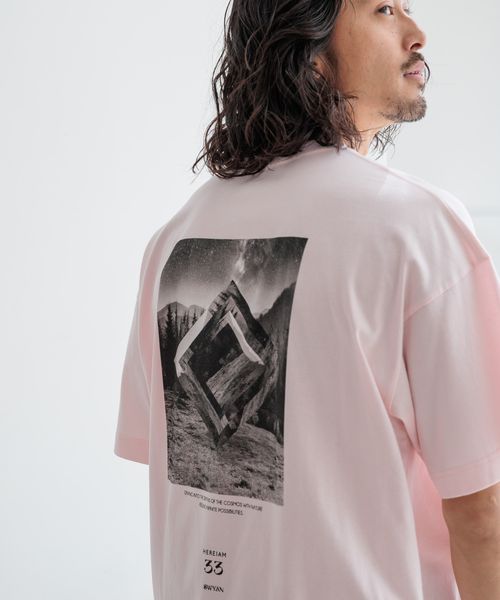 BAYFLOW 【HEREIAM MEN】ユニセックス/吸水速乾&接触冷感/FORTH TEE ピンク L アクティブ ベイフロー 421252 and ST アンドエスティ(旧ドットエスティ) BAYFLOW 【HEREIAM MEN】ユニセックス/吸水速乾&接触冷感/FORTH TEE ピンク L アクティブ ベイフロー 421252 and ST アンドエスティ(旧ドットエスティ)