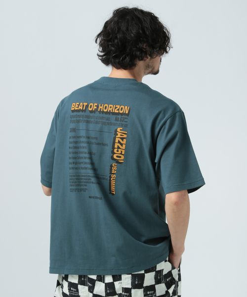 BAYFLOW ヴィンテージライク半袖バンドTシャツ グリーン M メンズインナー ベイフロー 450248 and ST アンドエスティ(旧ドットエスティ) BAYFLOW ヴィンテージライク半袖バンドTシャツ グリーン M メンズインナー ベイフロー 450248 and ST アンドエスティ(旧ドットエスティ)