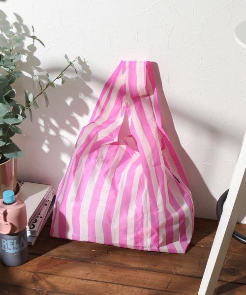 BAYFLOW 【BAGGU(バグゥ)】STANDARD25ストライプ キッチンFAB ピンク ベイフロー 451305 and ST アンドエスティ(旧ドットエスティ) BAYFLOW 【BAGGU(バグゥ)】STANDARD25ストライプ キッチンFAB ピンク ベイフロー 451305 and ST アンドエスティ(旧ドットエスティ)