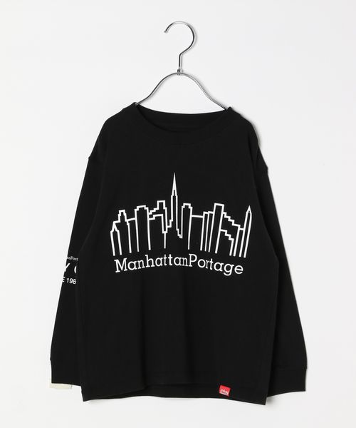 BAYFLOW 【Manhattan Portage(マンハッタンポーテージ)】プリントロングスリーブT(KIDS) シルバー キッズ ベイフロー 455540 and ST アンドエスティ(旧ドットエスティ) BAYFLOW 【Manhattan Portage(マンハッタンポーテージ)】プリントロングスリーブT(KIDS) シルバー キッズ ベイフロー 455540 and ST アンドエスティ(旧ドットエスティ)