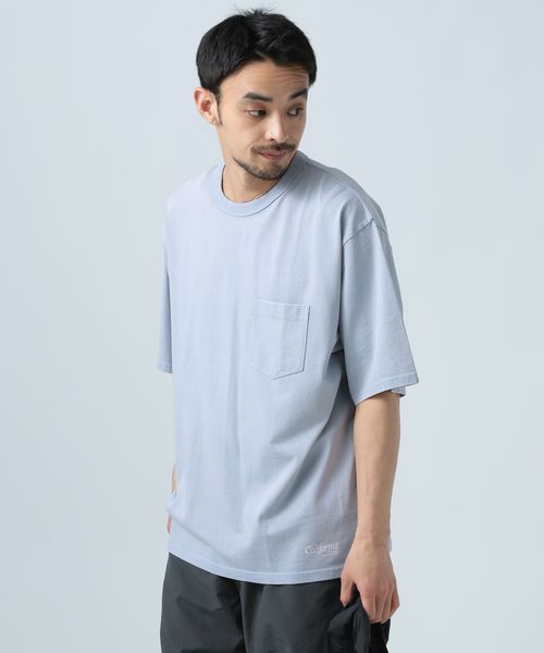 BAYFLOW フェードウォッシュポケットTシャツ ライトブルー L メンズインナー ベイフロー 490859 and ST アンドエスティ(旧ドットエスティ) BAYFLOW フェードウォッシュポケットTシャツ ライトブルー L メンズインナー ベイフロー 490859 and ST アンドエスティ(旧ドットエスティ)