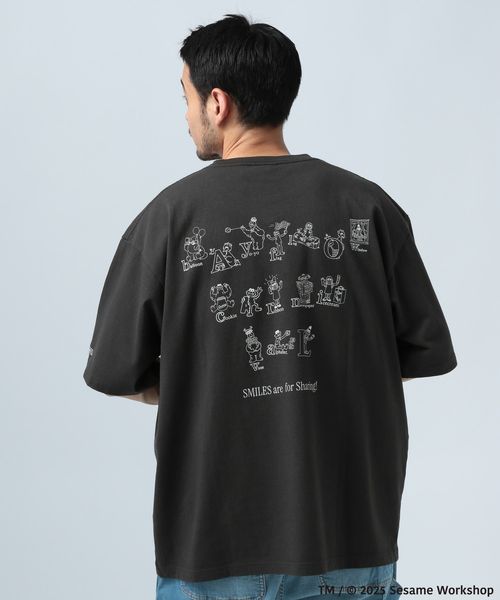 BAYFLOW 【SESAME STREET(セサミストリート)】別注アソートプリント半袖Tシャツ チャコールグレー L メンズインナー ベイフロー 491858 and ST アンドエスティ(旧ドットエスティ) BAYFLOW 【SESAME STREET(セサミストリート)】別注アソートプリント半袖Tシャツ チャコールグレー L メンズインナー ベイフロー 491858 and ST アンドエスティ(旧ドットエスティ)
