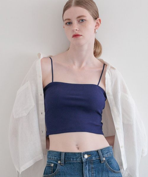 BAYFLOW 【bijorie】ベストボディブラ リブベアトップ/NEW BASIC 25SS ネイビー M インティメイト ベイフロー 491907 and ST アンドエスティ(旧ドットエスティ) BAYFLOW 【bijorie】ベストボディブラ リブベアトップ/NEW BASIC 25SS ネイビー M インティメイト ベイフロー 491907 and ST アンドエスティ(旧ドットエスティ)