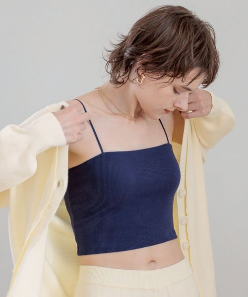 BAYFLOW 【bijorie】ベストボディブラ リブベアトップ/NEW BASIC 25SS ネイビー L インティメイト ベイフロー 491907 and ST アンドエスティ(旧ドットエスティ) BAYFLOW 【bijorie】ベストボディブラ リブベアトップ/NEW BASIC 25SS ネイビー L インティメイト ベイフロー 491907 and ST アンドエスティ(旧ドットエスティ)