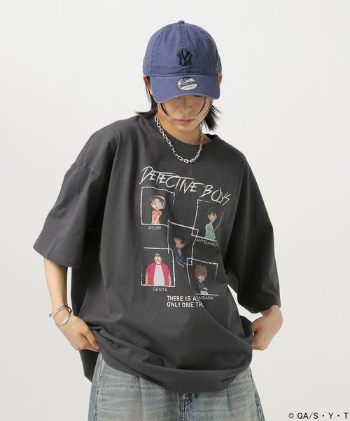 BAYFLOW 【名探偵コナン】探偵団Tシャツ(ユニセックス) シルバー M ウィメンズインナー ベイフロー 491909 and ST アンドエスティ(旧ドットエスティ) BAYFLOW 【名探偵コナン】探偵団Tシャツ(ユニセックス) シルバー M ウィメンズインナー ベイフロー 491909 and ST アンドエスティ(旧ドットエスティ)