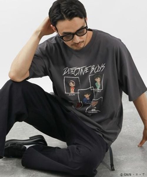 BAYFLOW 【名探偵コナン】探偵団Tシャツ(ユニセックス) シルバー M ウィメンズインナー ベイフロー 491909 and ST アンドエスティ(旧ドットエスティ) BAYFLOW 【名探偵コナン】探偵団Tシャツ(ユニセックス) シルバー M ウィメンズインナー ベイフロー 491909 and ST アンドエスティ(旧ドットエスティ)
