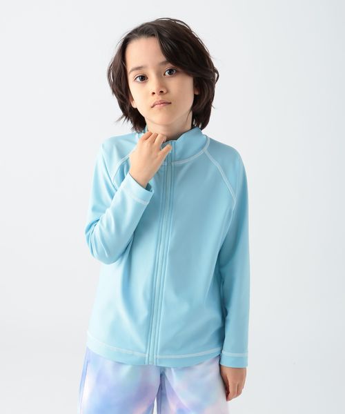 BAYFLOW 【RUSTY(ラスティ)】別注ラッシュガード(KIDS) グリーン キッズ ベイフロー 492696 and ST アンドエスティ(旧ドットエスティ) BAYFLOW 【RUSTY(ラスティ)】別注ラッシュガード(KIDS) グリーン キッズ ベイフロー 492696 and ST アンドエスティ(旧ドットエスティ)