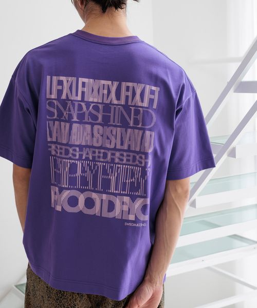 BAYFLOW 【HEREIAM】ユニセックス/DEGIT CODE TEE パープル M アクティブ ベイフロー 492711 and ST アンドエスティ(旧ドットエスティ) BAYFLOW 【HEREIAM】ユニセックス/DEGIT CODE TEE パープル M アクティブ ベイフロー 492711 and ST アンドエスティ(旧ドットエスティ)