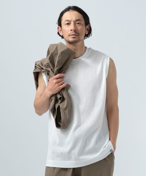 BAYFLOW 【吸水速乾】メッシュタンクトップ ライトグレー L メンズインナー ベイフロー 492859 and ST アンドエスティ(旧ドットエスティ) BAYFLOW 【吸水速乾】メッシュタンクトップ ライトグレー L メンズインナー ベイフロー 492859 and ST アンドエスティ(旧ドットエスティ)