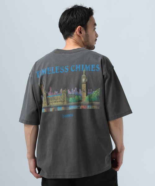 BAYFLOW ヴィンテージライクプリント半袖Tシャツ シルバー L メンズインナー ベイフロー 492870 and ST アンドエスティ(旧ドットエスティ) BAYFLOW ヴィンテージライクプリント半袖Tシャツ シルバー L メンズインナー ベイフロー 492870 and ST アンドエスティ(旧ドットエスティ)