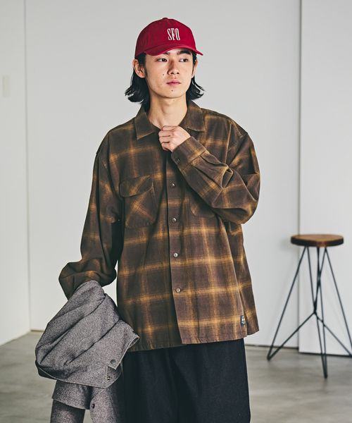 BAYFLOW 【PENDLETON(ペンドルトン)】別注オープンカラーチェックシャツ ライトベージュ L メンズインナー ベイフロー 493593 and ST アンドエスティ(旧ドットエスティ) BAYFLOW 【PENDLETON(ペンドルトン)】別注オープンカラーチェックシャツ ライトベージュ L メンズインナー ベイフロー 493593 and ST アンドエスティ(旧ドットエスティ)