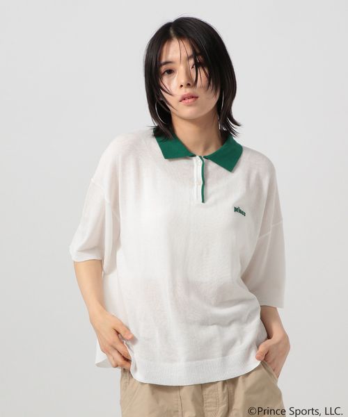 BAYFLOW 【Prince(プリンス)】別注ロゴ刺繍入りニットポロ ライトグレー FREE ウィメンズインナー ベイフロー 494018 and ST アンドエスティ(旧ドットエスティ) BAYFLOW 【Prince(プリンス)】別注ロゴ刺繍入りニットポロ ライトグレー FREE ウィメンズインナー ベイフロー 494018 and ST アンドエスティ(旧ドットエスティ)