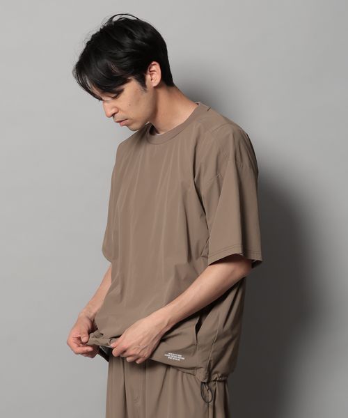 BAYFLOW ≪人気カラー再入荷≫[セットアップ可]アクティブ半袖プルオーバー【ストレッチ】 ブラウン L メンズインナー ベイフロー 494169 and ST アンドエスティ（旧ドットエスティ）