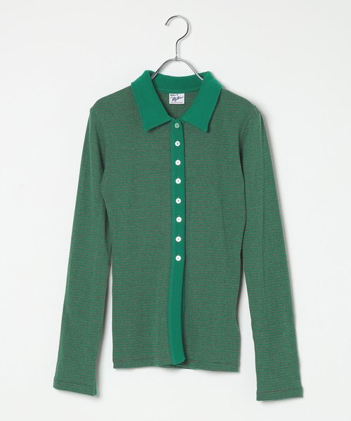 BAYFLOW 【MILLER(ミラー)】Prib Cardigan グリーン FREE ウィメンズインナー ベイフロー 494702 and ST アンドエスティ(旧ドットエスティ) BAYFLOW 【MILLER(ミラー)】Prib Cardigan グリーン FREE ウィメンズインナー ベイフロー 494702 and ST アンドエスティ(旧ドットエスティ)