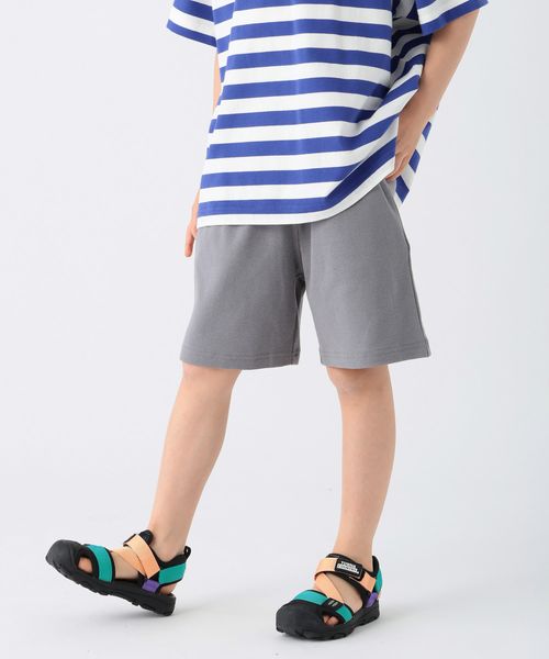 BAYFLOW プチプラ¥1540[通園・通学に♪]フライスハーフパンツ(KIDS) グレー キッズ ベイフロー 495951 and ST アンドエスティ（旧ドットエスティ）