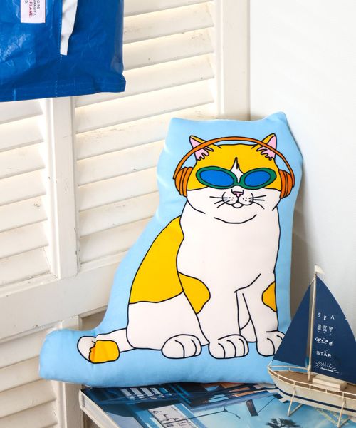 BAYFLOW Cat and Dog CLUBクッションS インテリアFAB ライトブルー ベイフロー 498174 and ST アンドエスティ(旧ドットエスティ) BAYFLOW Cat and Dog CLUBクッションS インテリアFAB ライトブルー ベイフロー 498174 and ST アンドエスティ(旧ドットエスティ)
