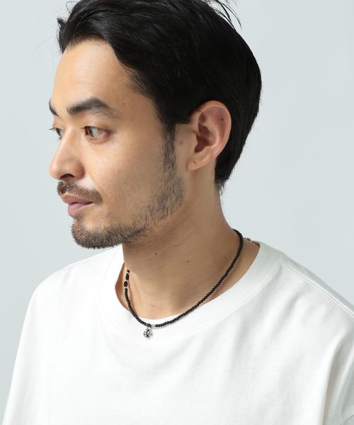 BAYFLOW アソートモチーフビーズネックレス シルバー FREE メンズグッズ ベイフロー 498335 and ST アンドエスティ(旧ドットエスティ) BAYFLOW アソートモチーフビーズネックレス シルバー FREE メンズグッズ ベイフロー 498335 and ST アンドエスティ(旧ドットエスティ)