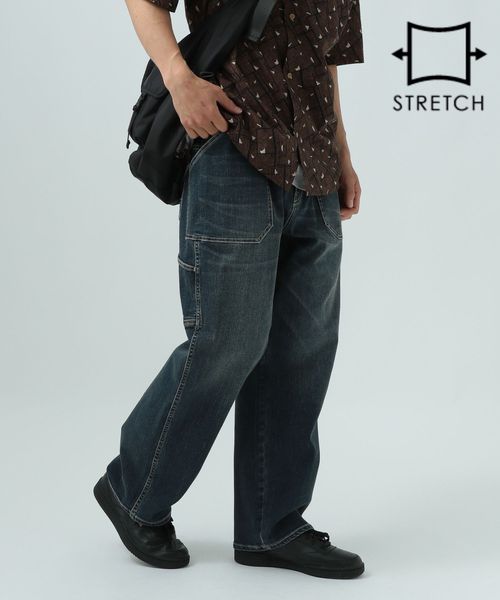 BAYFLOW 【Autumn/Winter】BOUNCYCLEペインターパンツ ブルー L メンズボトムス ベイフロー 498899 and ST アンドエスティ(旧ドットエスティ) BAYFLOW 【Autumn/Winter】BOUNCYCLEペインターパンツ ブルー L メンズボトムス ベイフロー 498899 and ST アンドエスティ(旧ドットエスティ)