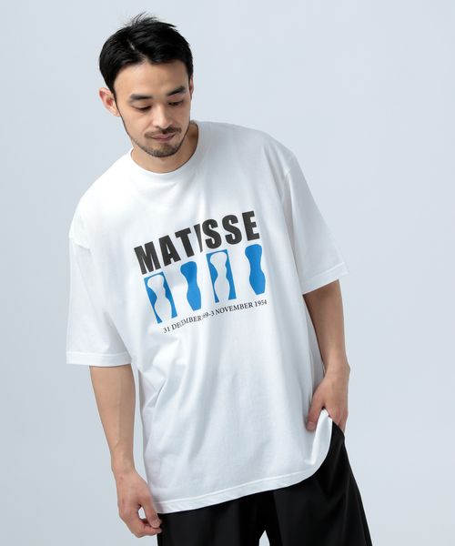 BAYFLOW 【Henri Matisse/ アンリ・マティス】アートロゴTシャツ ホワイト M メンズインナー ベイフロー 498903 and ST アンドエスティ(旧ドットエスティ) BAYFLOW 【Henri Matisse/ アンリ・マティス】アートロゴTシャツ ホワイト M メンズインナー ベイフロー 498903 and ST アンドエスティ(旧ドットエスティ)