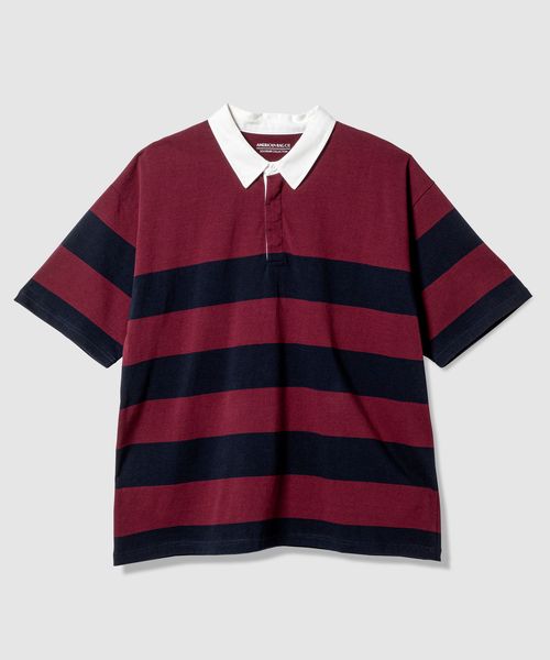 BAYFLOW 【AMERICAN RAG CIE】ラグビーシャツ(ユニセックス) ネイビー M スペシャルライン ベイフロー 499767 and ST アンドエスティ(旧ドットエスティ) BAYFLOW 【AMERICAN RAG CIE】ラグビーシャツ(ユニセックス) ネイビー M スペシャルライン ベイフロー 499767 and ST アンドエスティ(旧ドットエスティ)