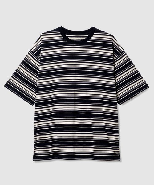 BAYFLOW 【AMERICAN RAG CIE】マルチカラーボーダーTシャツ(ユニセックス) シルバー M スペシャルライン ベイフロー 499768 and ST アンドエスティ(旧ドットエスティ) BAYFLOW 【AMERICAN RAG CIE】マルチカラーボーダーTシャツ(ユニセックス) シルバー M スペシャルライン ベイフロー 499768 and ST アンドエスティ(旧ドットエスティ)