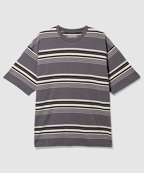 BAYFLOW 【AMERICAN RAG CIE】シックボーダーTシャツ(ユニセックス) グレー L スペシャルライン ベイフロー 499769 and ST アンドエスティ(旧ドットエスティ) BAYFLOW 【AMERICAN RAG CIE】シックボーダーTシャツ(ユニセックス) グレー L スペシャルライン ベイフロー 499769 and ST アンドエスティ(旧ドットエスティ)