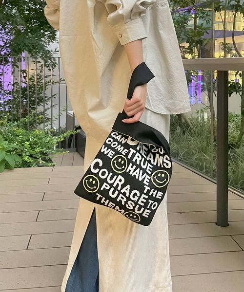 BAYFLOW SMILEニットトート2 キッチンFAB シルバー ベイフロー 570124 and ST アンドエスティ(旧ドットエスティ) BAYFLOW SMILEニットトート2 キッチンFAB シルバー ベイフロー 570124 and ST アンドエスティ(旧ドットエスティ)