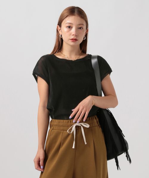 BAYFLOW フロッキーチュール半袖Tシャツ シルバー FREE ウィメンズインナー ベイフロー 571554 and ST アンドエスティ(旧ドットエスティ) BAYFLOW フロッキーチュール半袖Tシャツ シルバー FREE ウィメンズインナー ベイフロー 571554 and ST アンドエスティ(旧ドットエスティ)