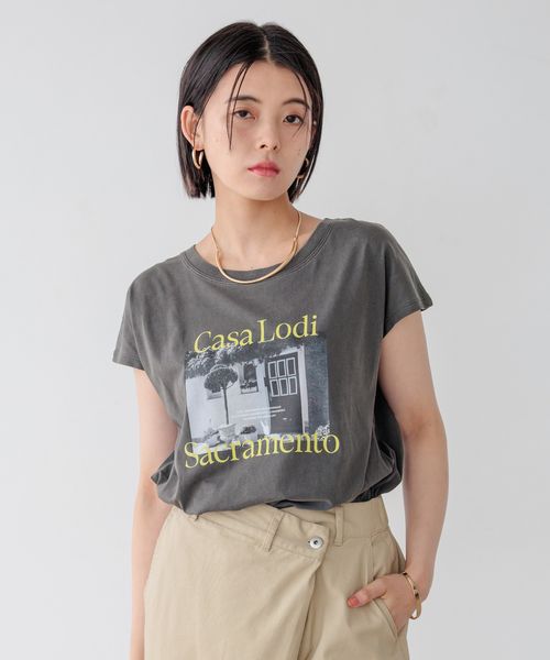 BAYFLOW フェードシルケットフォトT チャコールグレー FREE ウィメンズインナー ベイフロー 571565 and ST アンドエスティ(旧ドットエスティ) BAYFLOW フェードシルケットフォトT チャコールグレー FREE ウィメンズインナー ベイフロー 571565 and ST アンドエスティ(旧ドットエスティ)