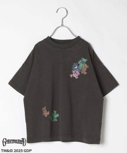 BAYFLOW 【Grateful Dead(グレイトフル デッド)】別注ピグメントT(KIDS) チャコールグレー キッズ ベイフロー 572891 and ST アンドエスティ(旧ドットエスティ) BAYFLOW 【Grateful Dead(グレイトフル デッド)】別注ピグメントT(KIDS) チャコールグレー キッズ ベイフロー 572891 and ST アンドエスティ(旧ドットエスティ)
