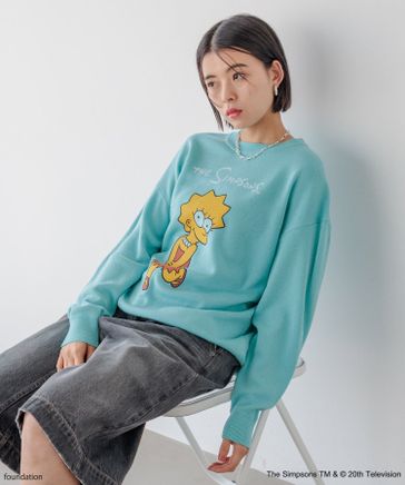 ニット セーター 「The Simpsons／BAYFLOW」ニットプルオーバー レディース ≪予約≫【The Simpsons／BAYFLOW】ニットプルオーバー | [公式