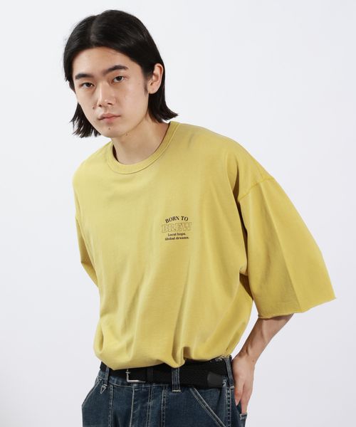 BAYFLOW サマースウェットTシャツ イエロー M メンズインナー ベイフロー 574334 and ST アンドエスティ(旧ドットエスティ) BAYFLOW サマースウェットTシャツ イエロー M メンズインナー ベイフロー 574334 and ST アンドエスティ(旧ドットエスティ)