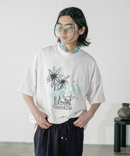 BAYFLOW Disney/スティッチデザインTシャツ ライトグレー M メンズインナー ベイフロー 574340 and ST アンドエスティ(旧ドットエスティ) BAYFLOW Disney/スティッチデザインTシャツ ライトグレー M メンズインナー ベイフロー 574340 and ST アンドエスティ(旧ドットエスティ)