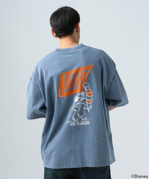 BAYFLOW Disney/スティッチデザインTシャツ ライトブルー M メンズインナー ベイフロー 574340 and ST アンドエスティ(旧ドットエスティ) BAYFLOW Disney/スティッチデザインTシャツ ライトブルー M メンズインナー ベイフロー 574340 and ST アンドエスティ(旧ドットエスティ)