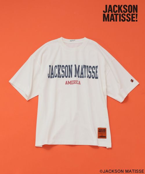BAYFLOW 【JACKSON MATISSE/BAYFLOW】UNIVERSITYTシャツ[WEB限定] ライトグレー L メンズインナー ベイフロー 575594 and ST アンドエスティ（旧ドットエスティ）