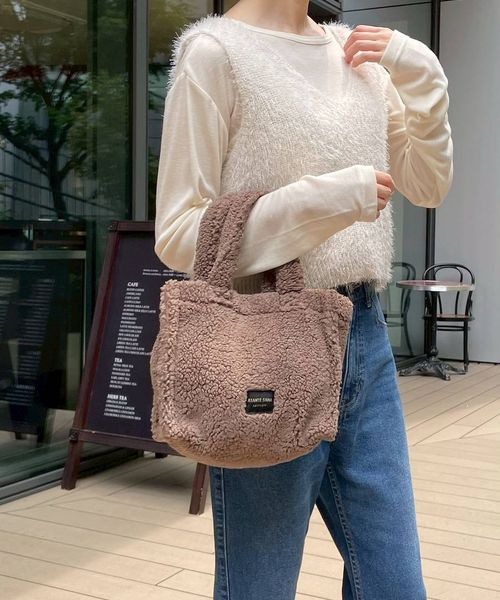 BAYFLOW 【ASANTE SANA】ボアトート キッチンFAB ライトベージュ ベイフロー 576241 and ST アンドエスティ(旧ドットエスティ) BAYFLOW 【ASANTE SANA】ボアトート キッチンFAB ライトベージュ ベイフロー 576241 and ST アンドエスティ(旧ドットエスティ)