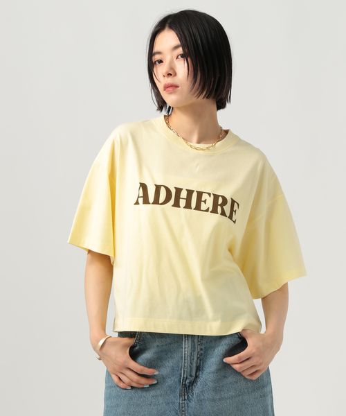 BAYFLOW シンプルロゴショートTシャツ イエロー FREE ウィメンズインナー ベイフロー 577350 and ST アンドエスティ(旧ドットエスティ) BAYFLOW シンプルロゴショートTシャツ イエロー FREE ウィメンズインナー ベイフロー 577350 and ST アンドエスティ(旧ドットエスティ)