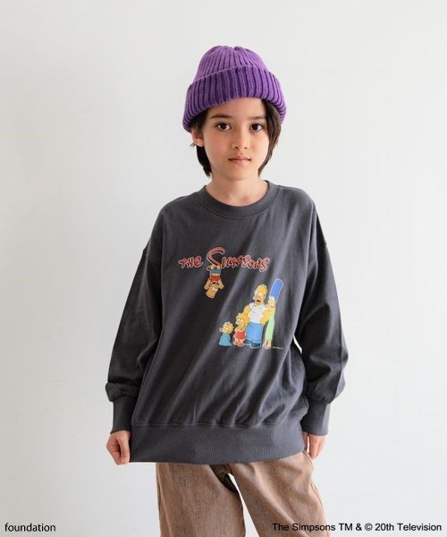 BAYFLOW 【The Simpsons/BAYFLOW】スウェットプルオーバー(KIDS) チャコールグレー キッズ ベイフロー 577954 and ST アンドエスティ(旧ドットエスティ) BAYFLOW 【The Simpsons/BAYFLOW】スウェットプルオーバー(KIDS) チャコールグレー キッズ ベイフロー 577954 and ST アンドエスティ(旧ドットエスティ)