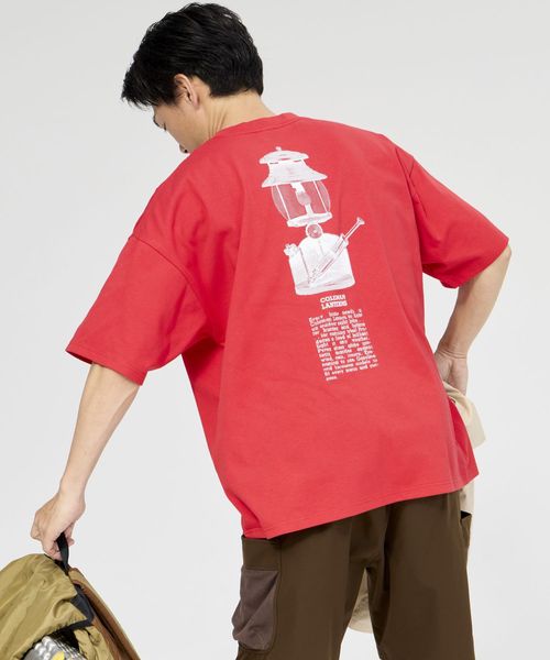 BAYFLOW 【Coleman×TAKEDA BBQwith BAYFLOW】ランタンプリントTシャツ レッド M メンズインナー ベイフロー 578544 and ST アンドエスティ(旧ドットエスティ) BAYFLOW 【Coleman×TAKEDA BBQwith BAYFLOW】ランタンプリントTシャツ レッド M メンズインナー ベイフロー 578544 and ST アンドエスティ(旧ドットエスティ)