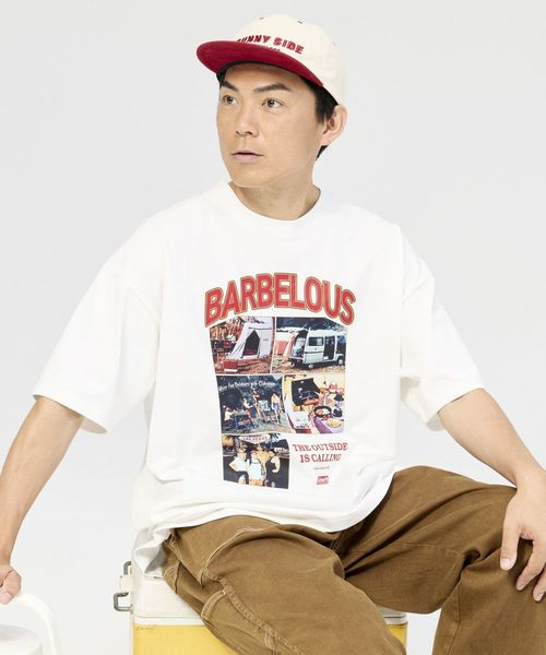 BAYFLOW 【Coleman×TAKEDA BBQwith BAYFLOW】フロントプリントTシャツ ライトグレー M メンズインナー ベイフロー 578546 and ST アンドエスティ(旧ドットエスティ) BAYFLOW 【Coleman×TAKEDA BBQwith BAYFLOW】フロントプリントTシャツ ライトグレー M メンズインナー ベイフロー 578546 and ST アンドエスティ(旧ドットエスティ)