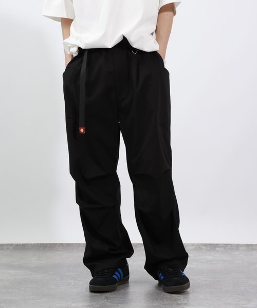 BAYFLOW 【Coleman×TAKEDA BBQwith BAYFLOW】リップパラシュートパンツ シルバー M メンズボトムス ベイフロー 578555 and ST アンドエスティ(旧ドットエスティ) BAYFLOW 【Coleman×TAKEDA BBQwith BAYFLOW】リップパラシュートパンツ シルバー M メンズボトムス ベイフロー 578555 and ST アンドエスティ(旧ドットエスティ)