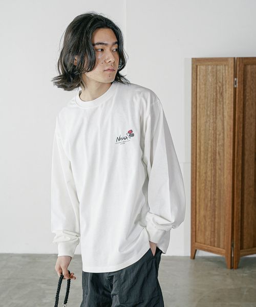 BAYFLOW 【NANGA Mt.&Sea(ナンガ)】別注レタープリントTシャツ ライトグレー L メンズインナー ベイフロー 578582 and ST アンドエスティ(旧ドットエスティ) BAYFLOW 【NANGA Mt.&Sea(ナンガ)】別注レタープリントTシャツ ライトグレー L メンズインナー ベイフロー 578582 and ST アンドエスティ(旧ドットエスティ)