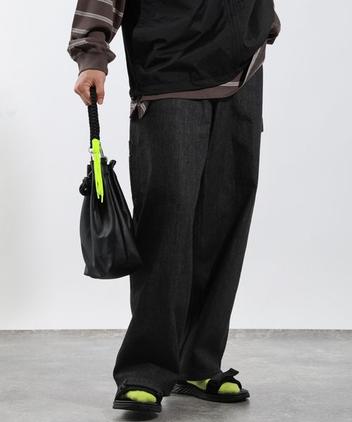 BAYFLOW 【Lee(リー)】別注バギーデニムパンツ[セットアップ可] シルバー L メンズボトムス ベイフロー 578957 and ST アンドエスティ（旧ドットエスティ）