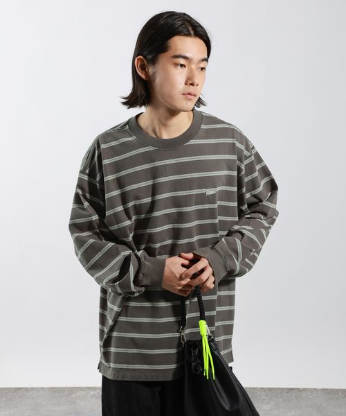 BAYFLOW SNOWボーダーTシャツ チャコールグレー M メンズインナー ベイフロー 579950 and ST アンドエスティ(旧ドットエスティ) BAYFLOW SNOWボーダーTシャツ チャコールグレー M メンズインナー ベイフロー 579950 and ST アンドエスティ(旧ドットエスティ)
