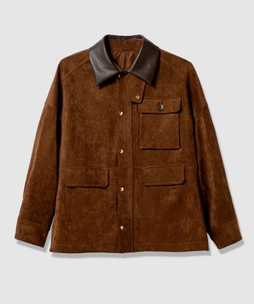 新品 ベイフロー BAYFROW エコファーショートジャケット ブラウン系